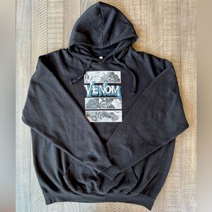 Marvel Black Venom Graphic Comic Panels Hoodie Men’s Size 2XL